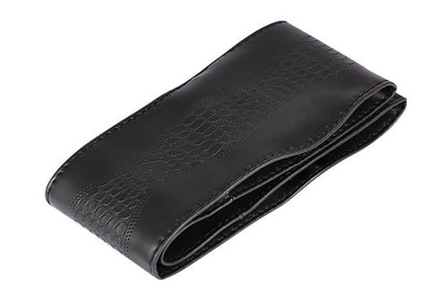 Steering Wheel Cover - Premium Leather (Black)