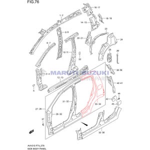 BODY - LEFT QUARTER PANEL
