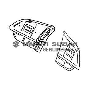 SWITCH ASSEMBLY_AUDIO & CRUISE (BLACK/CHROME)