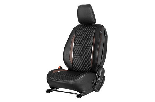 Premium Brown Finish Prism Seat Cover | Brezza ( L Variant)