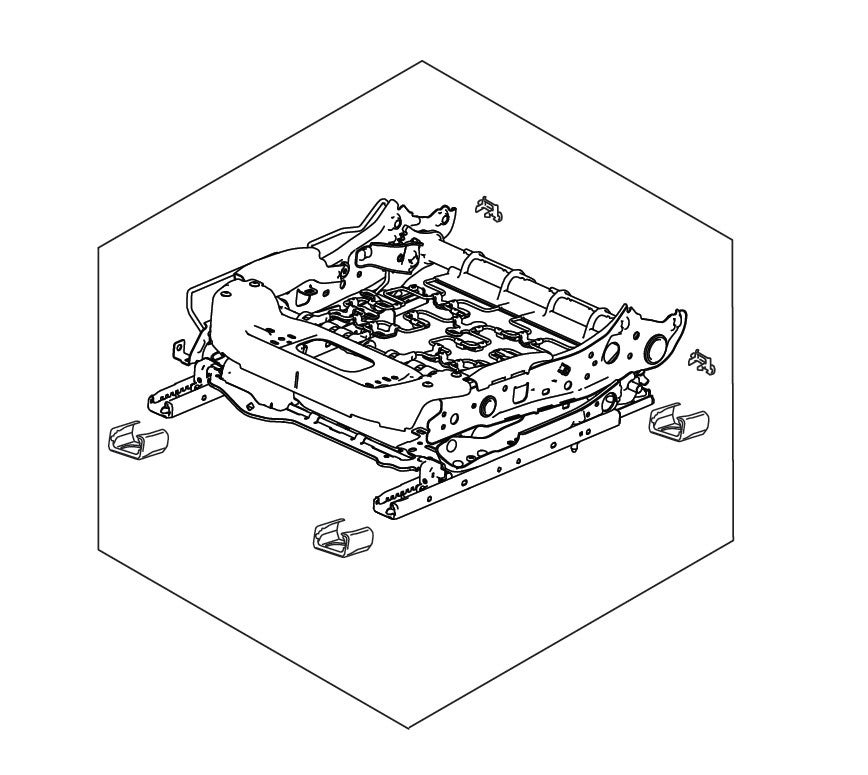 FRAME ASSEMBLYFRONT CUSHION RIGHT HAND SIDE