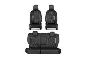 Seat Cover Premium Silver Finish Prism| Brezza (Z+/Z/V Variant)