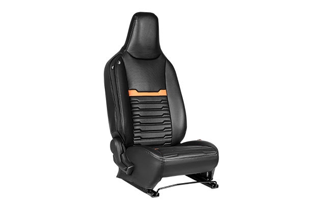 Seat Cover Sunset Orange Grooves Finish | Alto K10