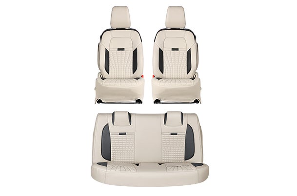 Seat Cover Sun Flare Beige Highlight | New Dzire (L Variant)