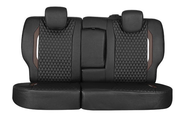 Seat Cover Premium Brown Finish Prism| Brezza (Z+/Z/V  Variant)