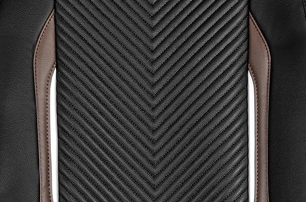 Seat Cover Urban Drift Brown Highlight| Brezza (Z+/Z/V Variant)
