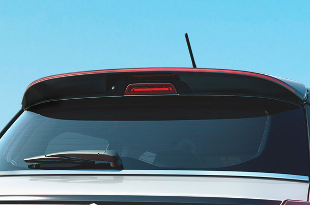 Buy Rear Upper Spoiler - Midnight Black + Sizzling Red | New Swift