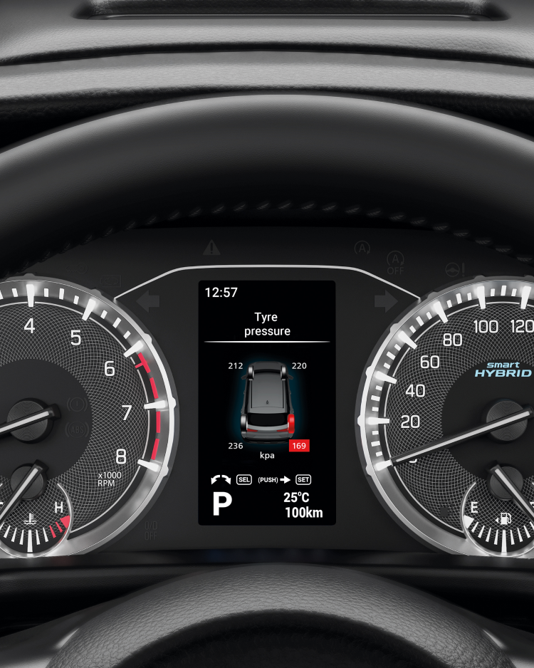 Brezza Tyre Pressure Monitoring System (TPMS)