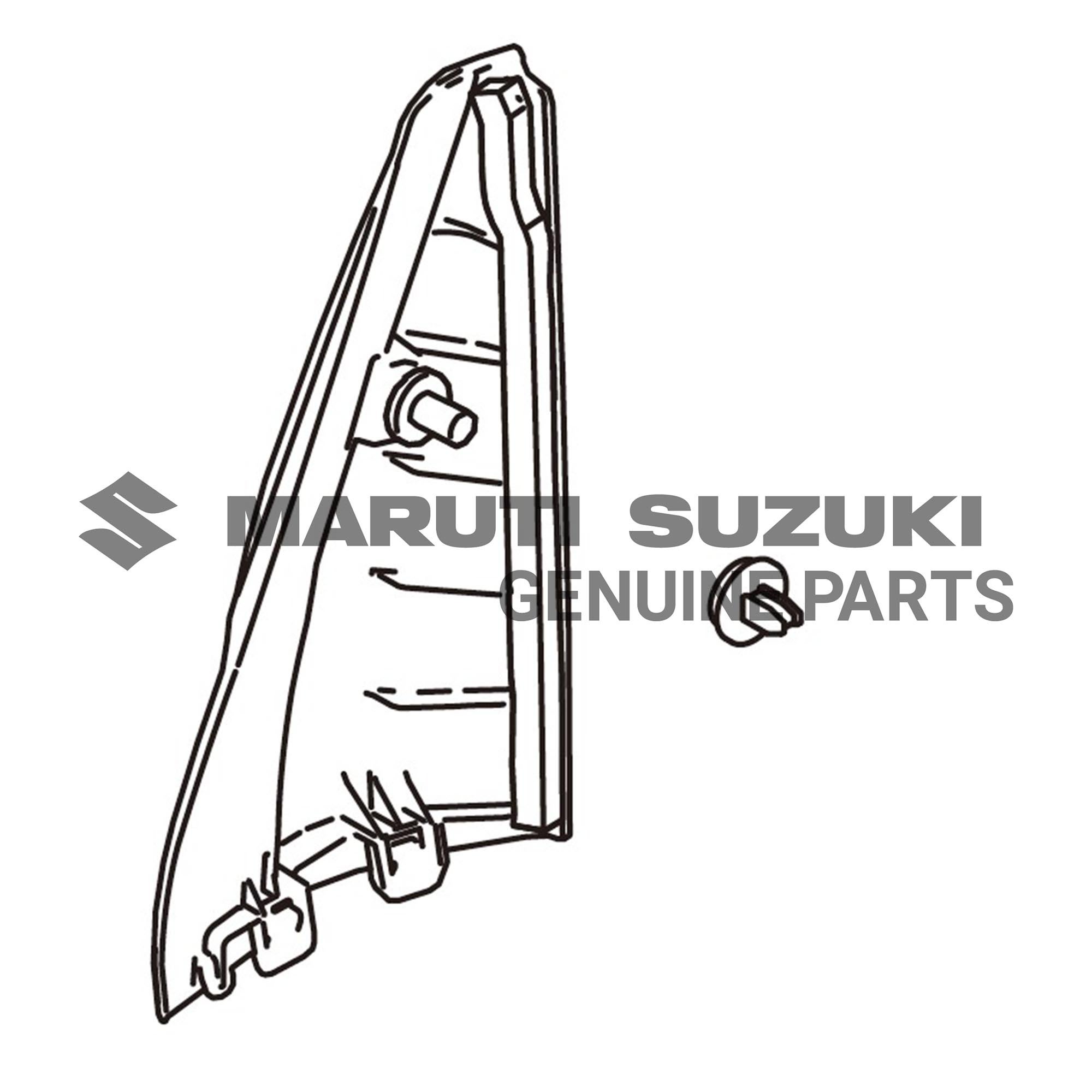 GARNISH_ SASH BRKT INR_L (BLACK)