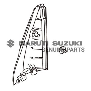 GARNISH_ SASH BRKT INR_L (BLACK)