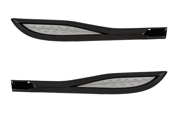 Body Side Moulding (Bluish Black + Glistening Grey Insert) | New Baleno