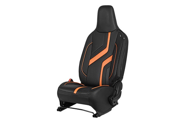 Seat Cover Sunset Orange Wave Flow Finish | Alto K10 CNG (L/V/V+)