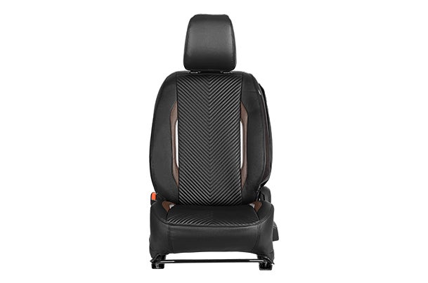 Seat Cover Urban Drift Brown Highlight| Brezza (Z+/Z/V Variant)