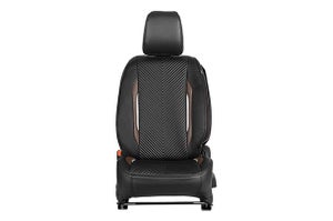 Seat Cover Urban Drift Brown Highlight| Brezza (Z+/Z/V Variant)