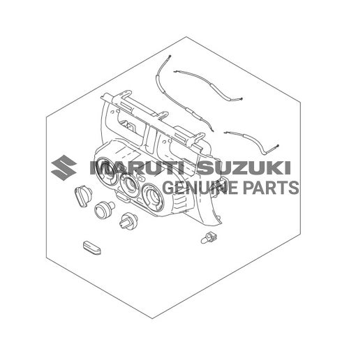 CONTROL ASSEMBLY_HVAC (BLACK)