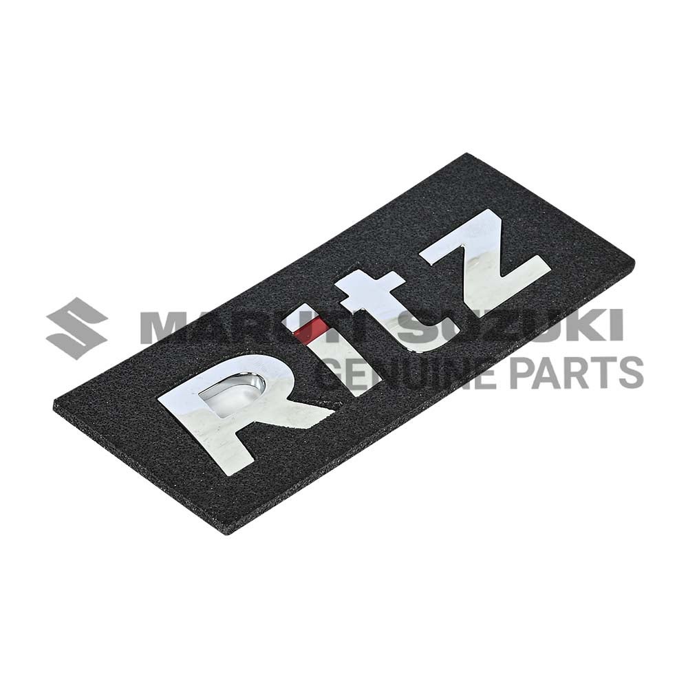 Buy EMBLEM_RITZ (RED/CHROME) 77831M83K00-GZN,Maruti Suzuki Genuine