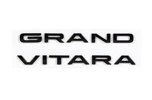 Grand Vitara - Hood Emblem (Black Painted Finish) - All Variants | Grand Vitara