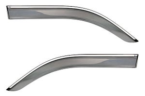 Door Visor - Stainless Steel Insert | New  Brezza (All Variants)