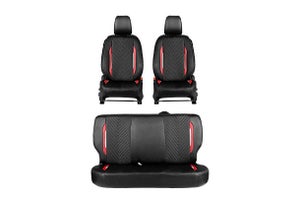 Urban Drift Red Highlight Seat Cover | Brezza ( L Variant)
