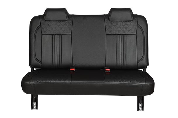 Seat Cover Night Cross Black Lining Finish | EECO (6 Seater)