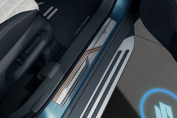 Copper Highlight Door Sill Guard | Victoris