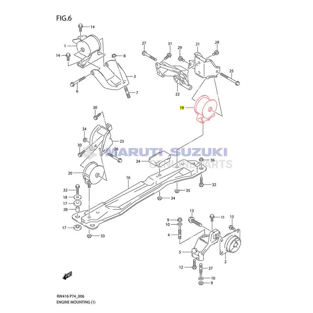 MOUNTING_ ENG REAR