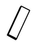 MALE GLASS FASTENER NO. 2
