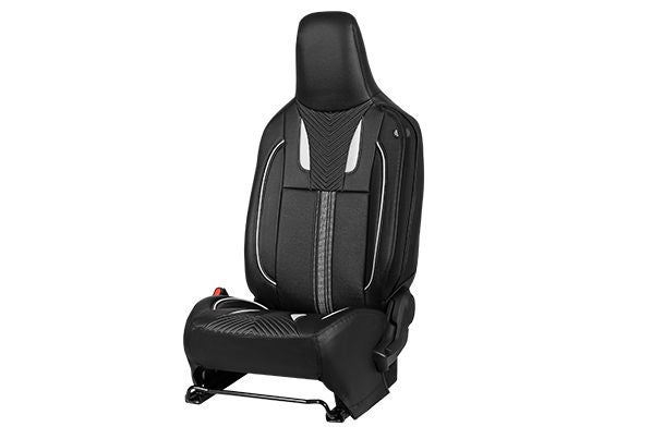 Seat Cover Greige Accent Black Lining | Celerio (L)
