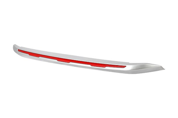 Front Skid Plate - Splendid Silver & Sizzling Red | Victoris