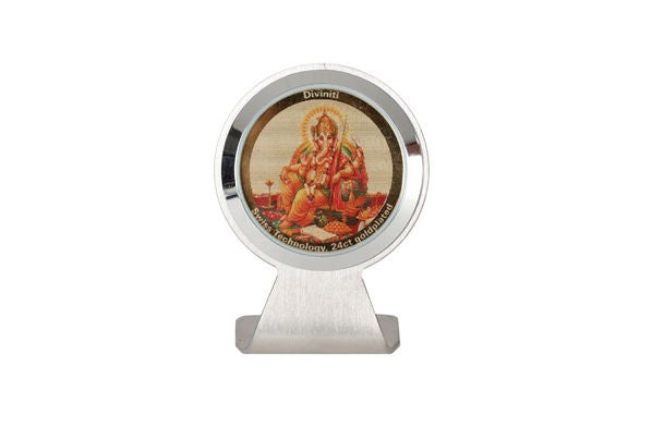 Dashboard Frame - Ganesha (Metallic) 24k Gold Plated