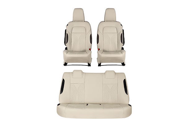 Seat Cover Luxe Black Waveflow Finish | New Dzire (L Variant)