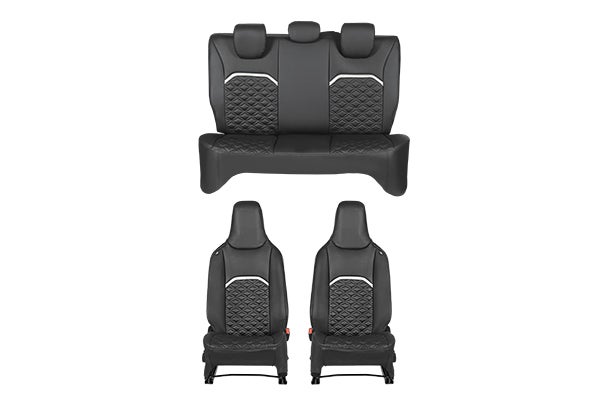 Seat Cover Silver Lining Prism Highlight | Alto K10
