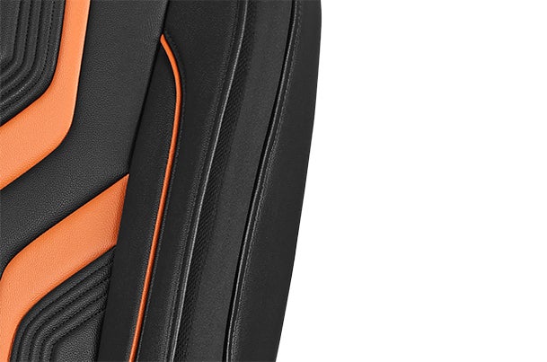 Seat Cover Sunset Orange Wave Flow Finish | Alto K10 CNG (L/V/V+)