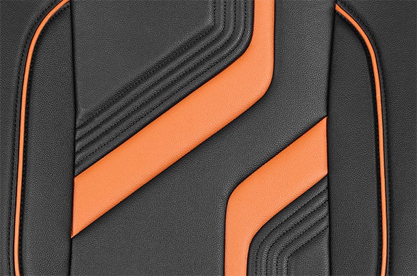 Seat Cover Sunset Orange Wave Flow Finish | Alto K10 CNG (L/V/V+)