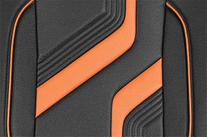 Seat Cover Sunset Orange Wave Flow Finish | Alto K10 CNG (L/V/V+)