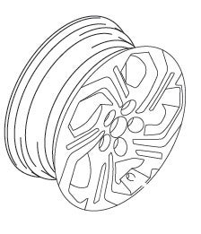 Painted Alloy Wheel | Brezza (V and L Variants)