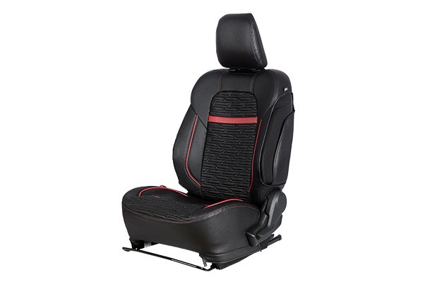 Red Arcade Highlight Seat Cover | New Swift (V/ L Variant)