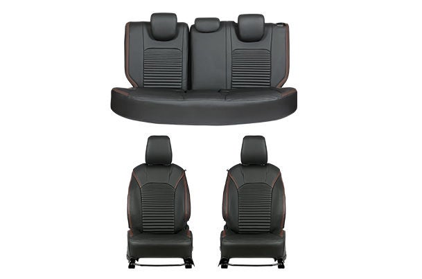 Power Scales Bordeaux Finish Sleeve Seat Cover | Fronx