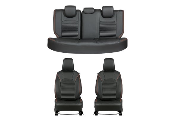 Power Scales Bordeaux Finish Sleeve Seat Cover | Fronx