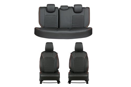 Power Scales Bordeaux Finish Sleeve Seat Cover | Fronx