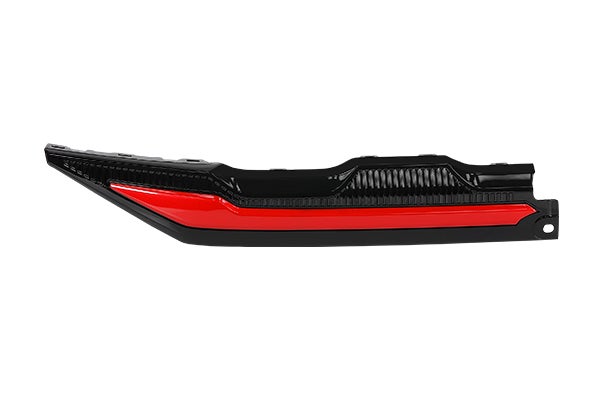 Front Grille Garnish - Gloss Black & Sizzling Red Finish | Brezza (L,V,Z Variants)