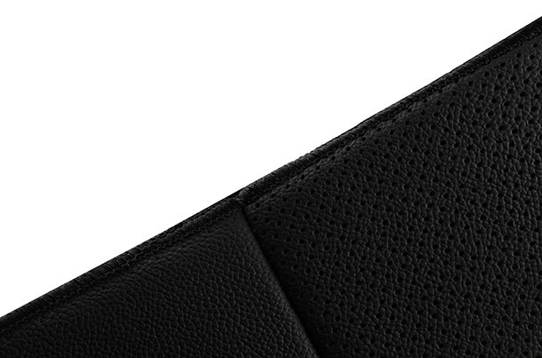 Steering Wheel Cover - Leather Finish (Black)