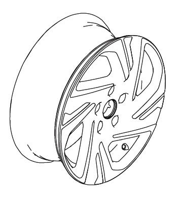 Machined Finish Alloy Wheel | Brezza (V and L Variants)