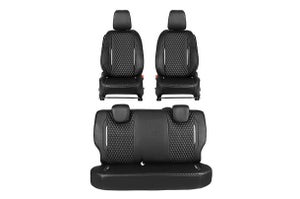Premium Silver Finish Prism Seat Cover | Brezza (V Variant)