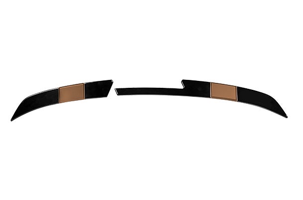 Rear Upper Spoiler Extender - Black + Brown | New Brezza (All Variants)