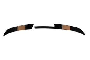 Rear Upper Spoiler Extender - Black + Brown | New Brezza (All Variants)