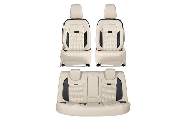 Seat Cover Sun Flare Beige Highlight | New Dzire (Z+/Z/V Variant)