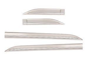 Body Side Moulding - Silver Finish with Chrome Insert | New Brezza (All Variants)
