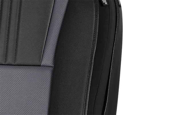 Seat Cover Triad Black Lining Grey Finish | EECO (5 Seater)