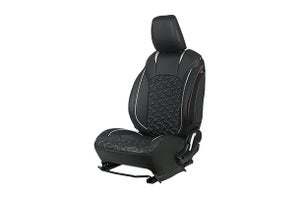 Crystal Cross Silver Finish Sleeve Seat Cover | Fronx